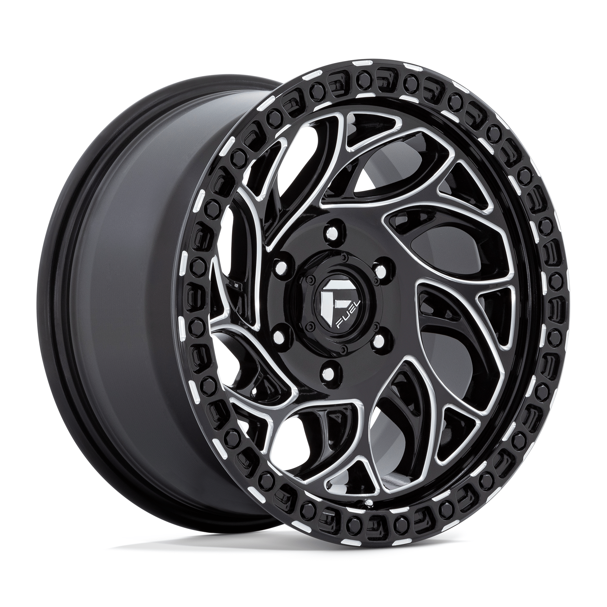 Fuel 1PC D840 RUNNER OR 17x9 Gloss Black Milled 6x135 1mm