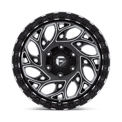 Fuel 1PC D840 RUNNER OR 17x9 Gloss Black Milled 6x135 1mm