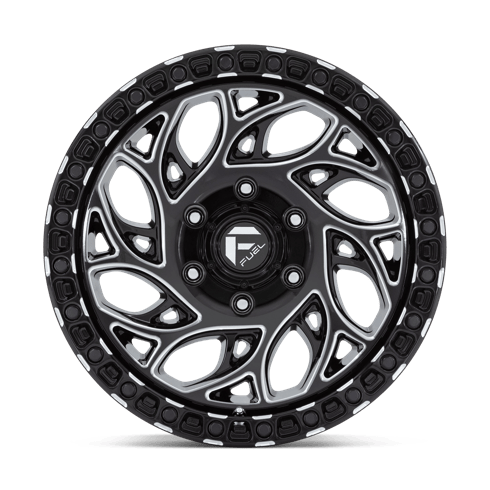 Fuel 1PC D840 RUNNER OR 17x9 Gloss Black Milled 6x135 1mm