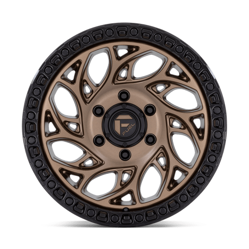 Fuel 1PC D841 RUNNER OR 18x9 Bronze W/ Black Ring 6x135 1mm