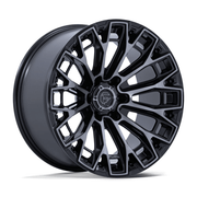 Fuel 1PC FC882 TRAX 17x9 Gloss Black Machined Face Dtcc 6x135 -12mm