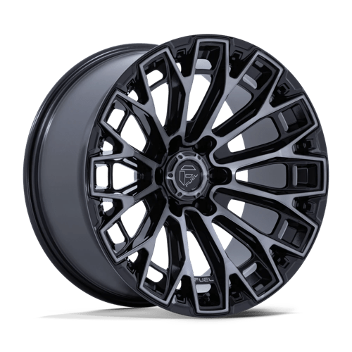 Fuel 1PC FC882 TRAX 18x9 Gloss Black Machined Face Dtcc 6x135 1mm