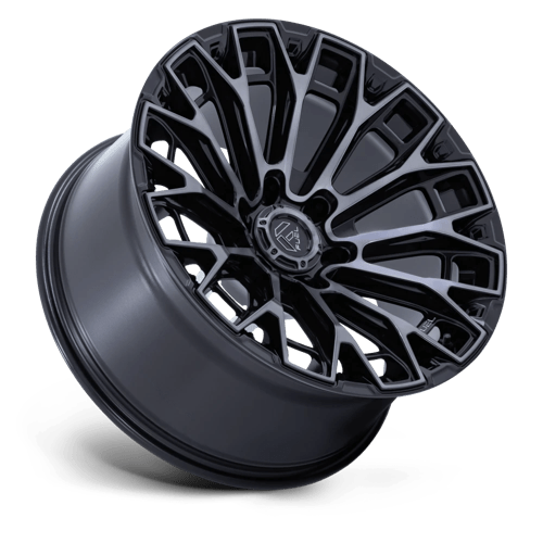 Fuel 1PC FC882 TRAX 18x9 Gloss Black Machined Face Dtcc 6x135 1mm