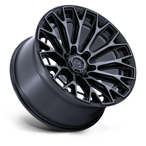 Fuel 1PC FC882 TRAX 17x9 Gloss Black Machined Face Dtcc 6x135 1mm