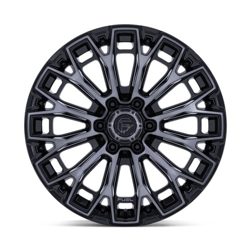 Fuel 1PC FC882 TRAX 18x9 Gloss Black Machined Face Dtcc 6x135 1mm
