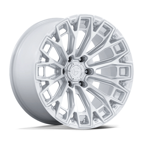 Fuel 1PC FC882 TRAX 17x9 Gloss Silver W/ Machined Face 6x135 1mm