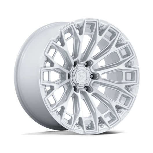 Fuel 1PC FC882 TRAX 17x9 Gloss Silver W/ Machined Face 6x135 1mm
