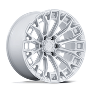 Fuel 1PC FC882 TRAX 17x9 Gloss Silver W/ Machined Face 6x135 -12mm