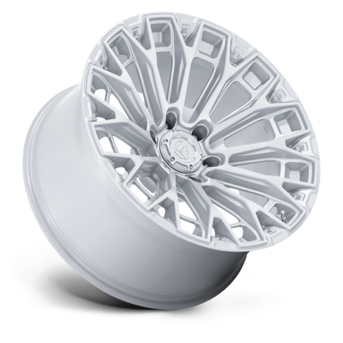 Fuel 1PC FC882 TRAX 17x9 Gloss Silver W/ Machined Face 6x135 1mm