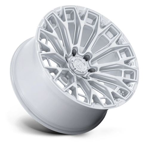 Fuel 1PC FC882 TRAX 17x9 Gloss Silver W/ Machined Face 6x135 20mm
