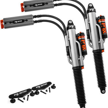 Fox Ford Raptor 3.0 Factory Series 12.27in External QAB P/B Reservoir Rear Shock Set - Blk