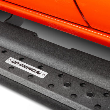Go Rhino Dominator Extreme DSS Sliders - Tex Blk - 87in