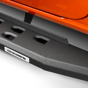 Go Rhino RB20 Slim Running Boards - Universal 87in. - Tex. Blk