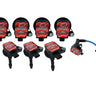 Granatelli 18-23 Ford 5.0L 4V Hot Street Coil-On-Plug Wire Conn Kit w/Coil Packs (50K Volts)