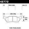 Hawk 2012-2016 Ford F-150 / Full-Size Trucks and SUV - LTS Street Brake Pads
