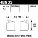 Hawk Track Only 15mm Thick DTC-70 Brake Pads