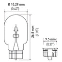 Hella Bulb 2825 12V 5W 4CP W2.1x9.5d T3.25