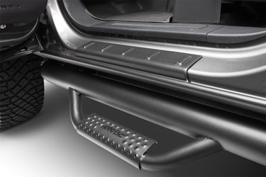 Husky Liners 09-14 Ford F-150 CC Trail Armor Rocker Panel & Sill Plate Cover (4pc) - Tex. Blk