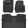 Husky Liners 15-23 Ford F-150 SuperCrew Weatherbeater Black Front & 2nd Seat Floor Liners