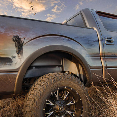 Husky Liners 21-23 Ford F-150 Rear Wheel Well Guards - Black
