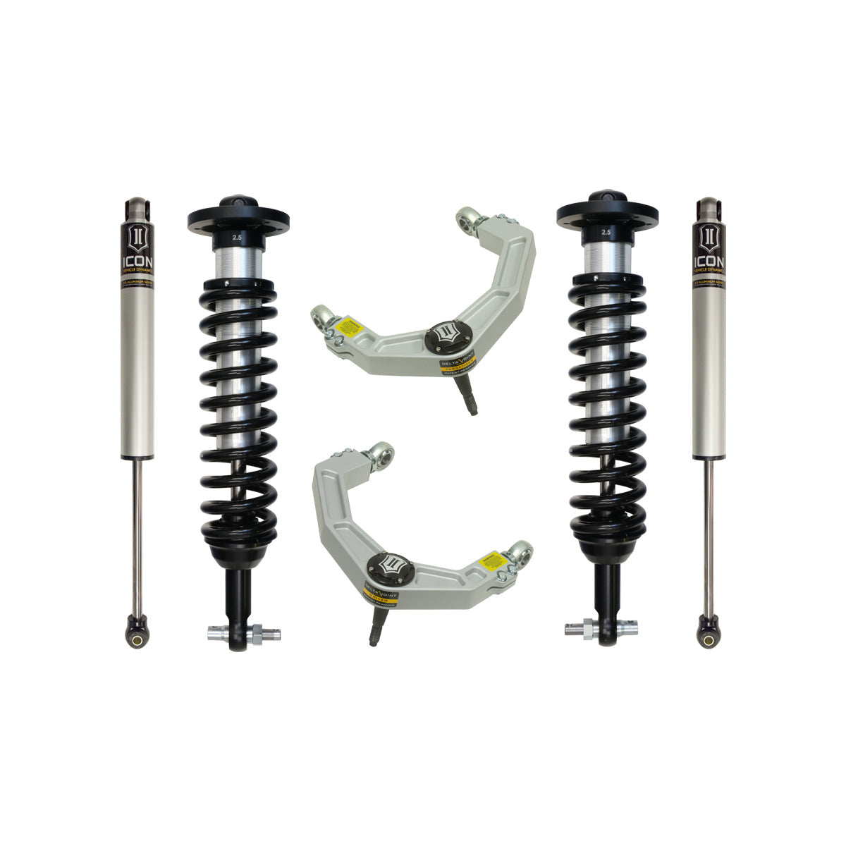 ICON K93062 Stage 2 suspension system with billet UCA
