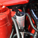 J&L 05-10 Ford Mustang GT/Bullitt/Saleen Passenger Side Oil Separator 3.0 - Clear Anodized