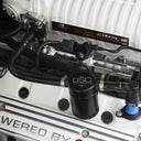 J&L 07-14 Ford Mustang GT500 Passenger Side Oil Separator 3.0 - Black Anodized