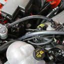 J&L 15-23 Ford Mustang GT/15-20 Ford Mustang GT350 Passenger Side Oil Separator 3.0 - Clear Anodized