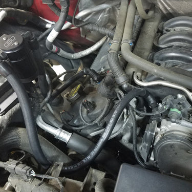 J&L 2011-2025 Ford F-150 2.7L/3.5L/5.0L Passenger Side Oil Separator 3.0 - Black Anodized