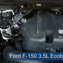 J&L 2011-2025 Ford F-150 2.7L/3.5L/5.0L Passenger Side Oil Separator 3.0 - Clear Anodized