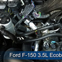 J&L 2011-2025 Ford F-150 2.7L/3.5L/5.0L Passenger Side Oil Separator 3.0 - Clear Anodized