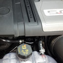 J&L 2018-2023 Ford Mustang GT Passenger Side Oil Separator 3.0 - Black Anodized