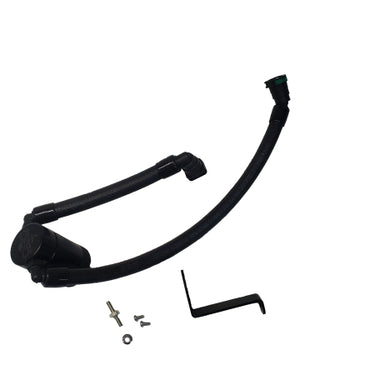 J&L 24-25 Ford Mustang GT w/ Whipple Supercharger Oil Separator 3.0 PCV Side - Black Anodized