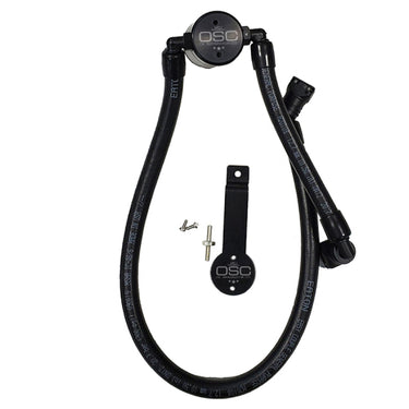 J&L Oil Separator 3.0 Passenger Side 2011-14 Mustang GT/12-13 Boss 302 Remote Mount - Black Anodized