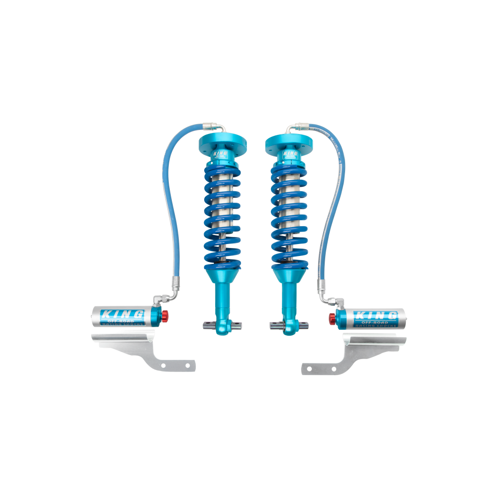 King Shocks 25001-355A front remote-reservoir coilover pair