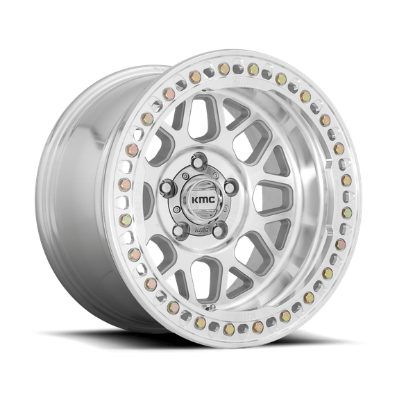 KMC KM235 GRENADE CRAWL BEADLOCK 18x9 Machined 6x135 10mm