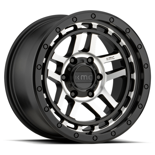 KMC KM540 RECON 18x8.5 Satin Black Machined 6x135 0mm