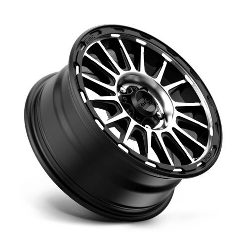 KMC KM542 IMPACT 17x8 Satin Black Machined 5x114.3 35mm