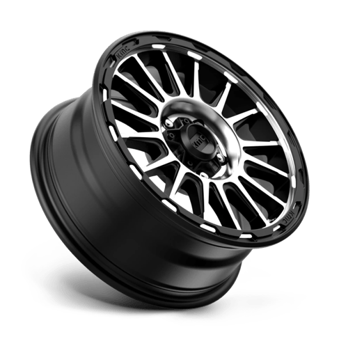 KMC KM542 IMPACT 17x8 Satin Black Machined 5x114.3 35mm