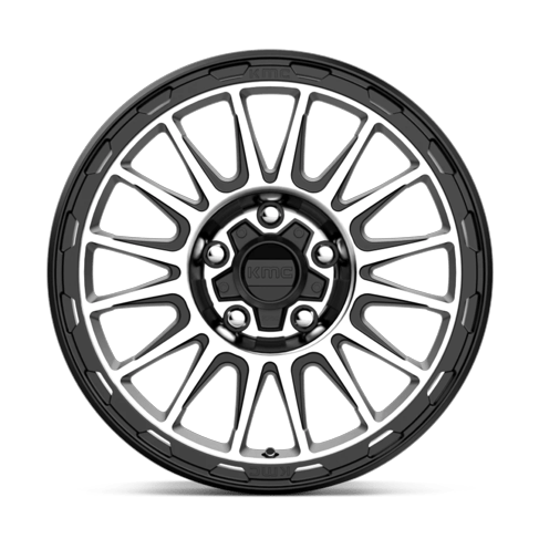 KMC KM542 IMPACT 17x9 Satin Black Machined 6x135 18mm