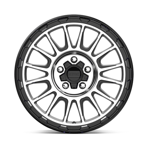 KMC KM542 IMPACT 17x8 Satin Black Machined 5x114.3 35mm