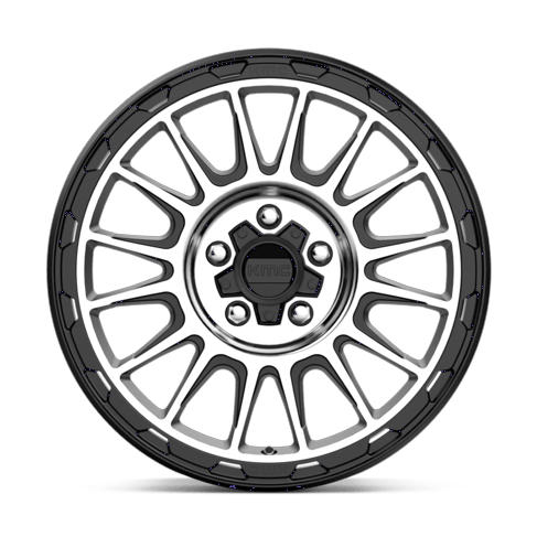 KMC KM542 IMPACT 17x8 Satin Black Machined 5x114.3 35mm