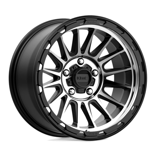 KMC KM542 IMPACT 17x8 Satin Black Machined 5x114.3 35mm