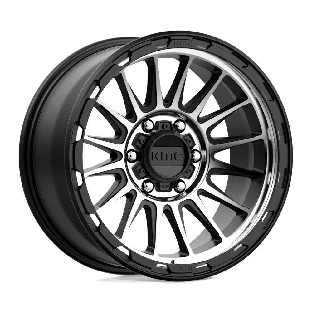 KMC KM542 IMPACT 17x9 Satin Black Machined 6x135 18mm