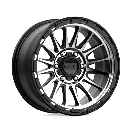 KMC KM542 IMPACT 17x9 Satin Black Machined 6x135 18mm