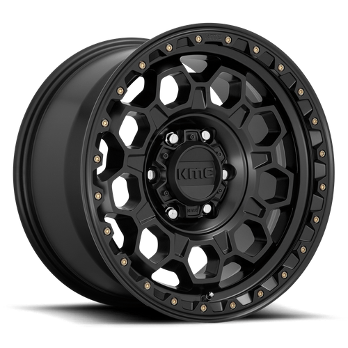 KMC KM545 TREK 17x9 Satin Black 6x135 0mm