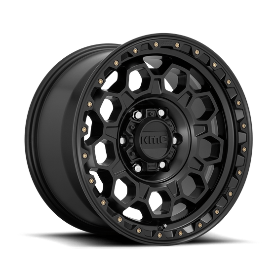 KMC KM545 TREK 17x9 Satin Black 6x135 18mm