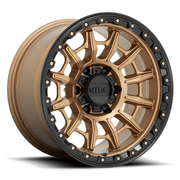 KMC KM547 CARNAGE 17x9 Matte Bronze W/ Black Lip 6x135 0mm