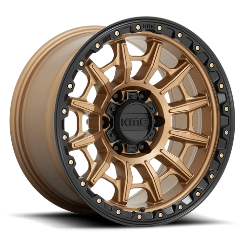 KMC KM547 CARNAGE 17x9 Matte Bronze W/ Black Lip 6x135 0mm