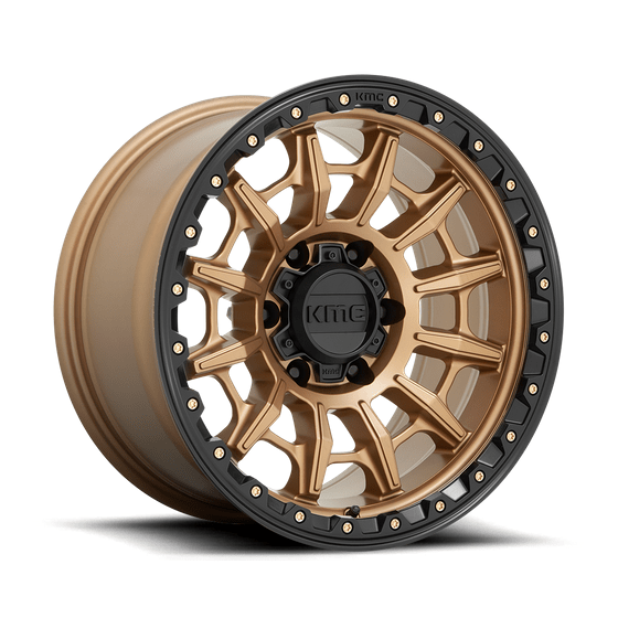 KMC KM547 CARNAGE 17x9 Matte Bronze W/ Black Lip 6x135 0mm